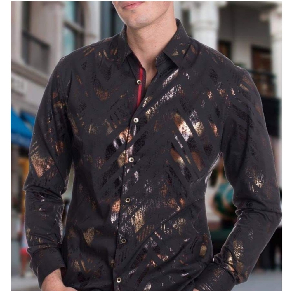 Stripe Pattern Shirt - Picture 2 of 3